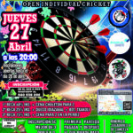 **CANCELADO** 4º TORNEO DE DARDOS